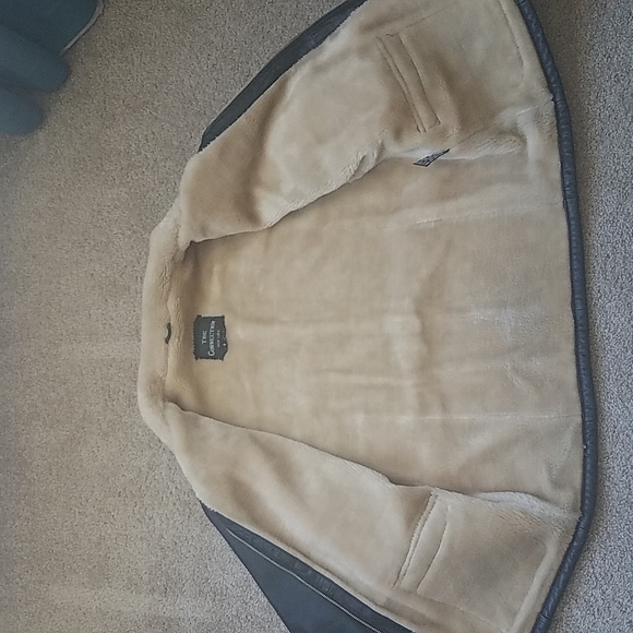 The Connection New York Genuine Leather Jacket, Faux Fur Lined, Size Small - Picture 7 of 10
